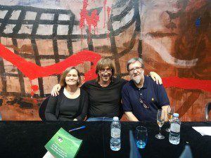 Con Luis Cantarero en la presentación de su libro Diario de campo de un psicólogo en un club de fútbol.