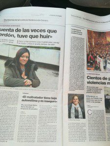 Jornadas sobre Violencia de Género de la Diputación Provincial de Zaragoza. 27 de noviembre de 2017.